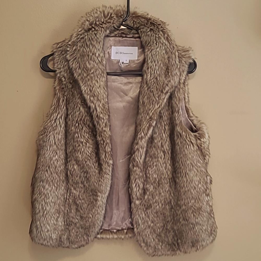 BCBGeneration Faux Fur Vest